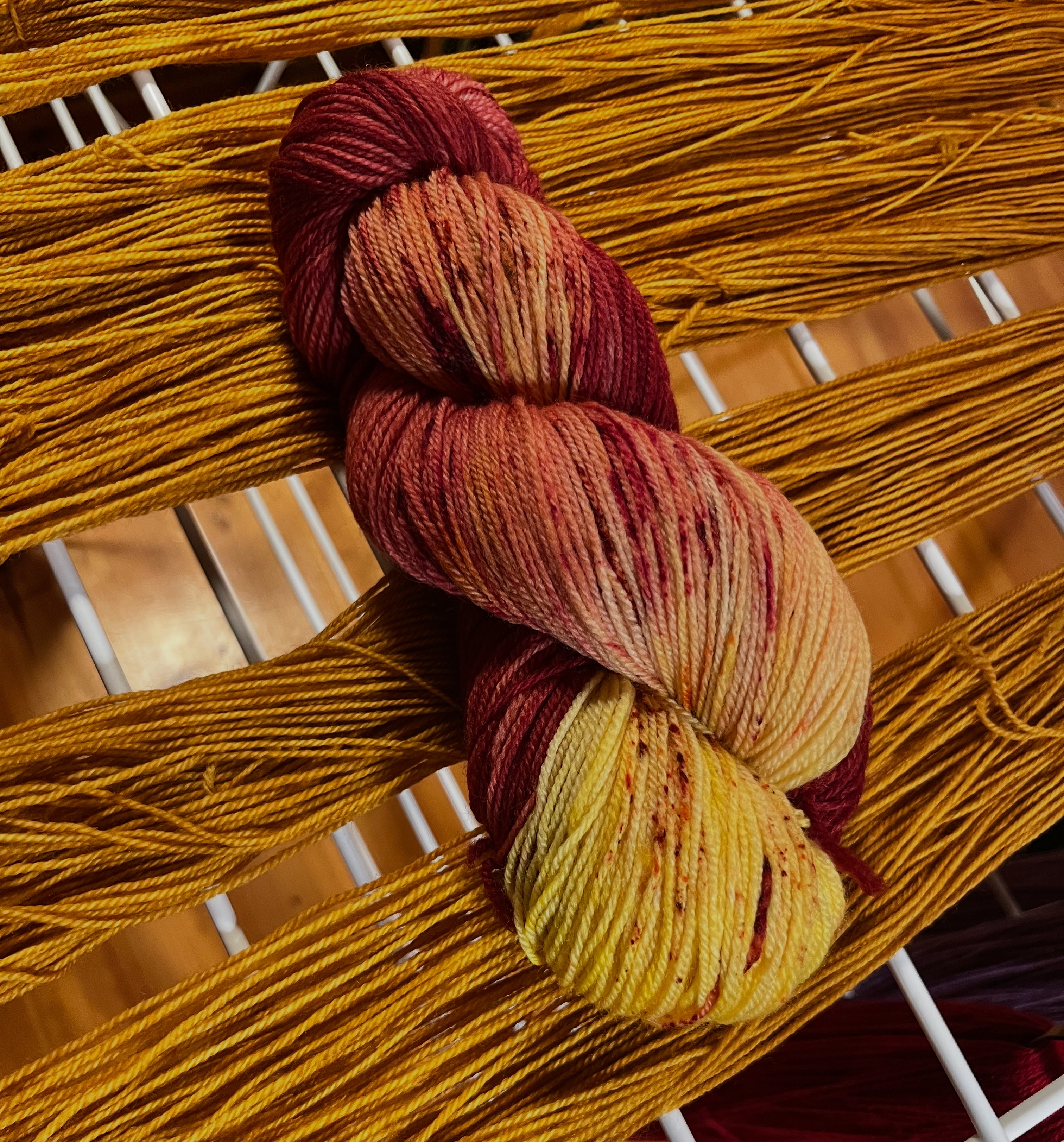 Nundle Sock Base - Campfire
