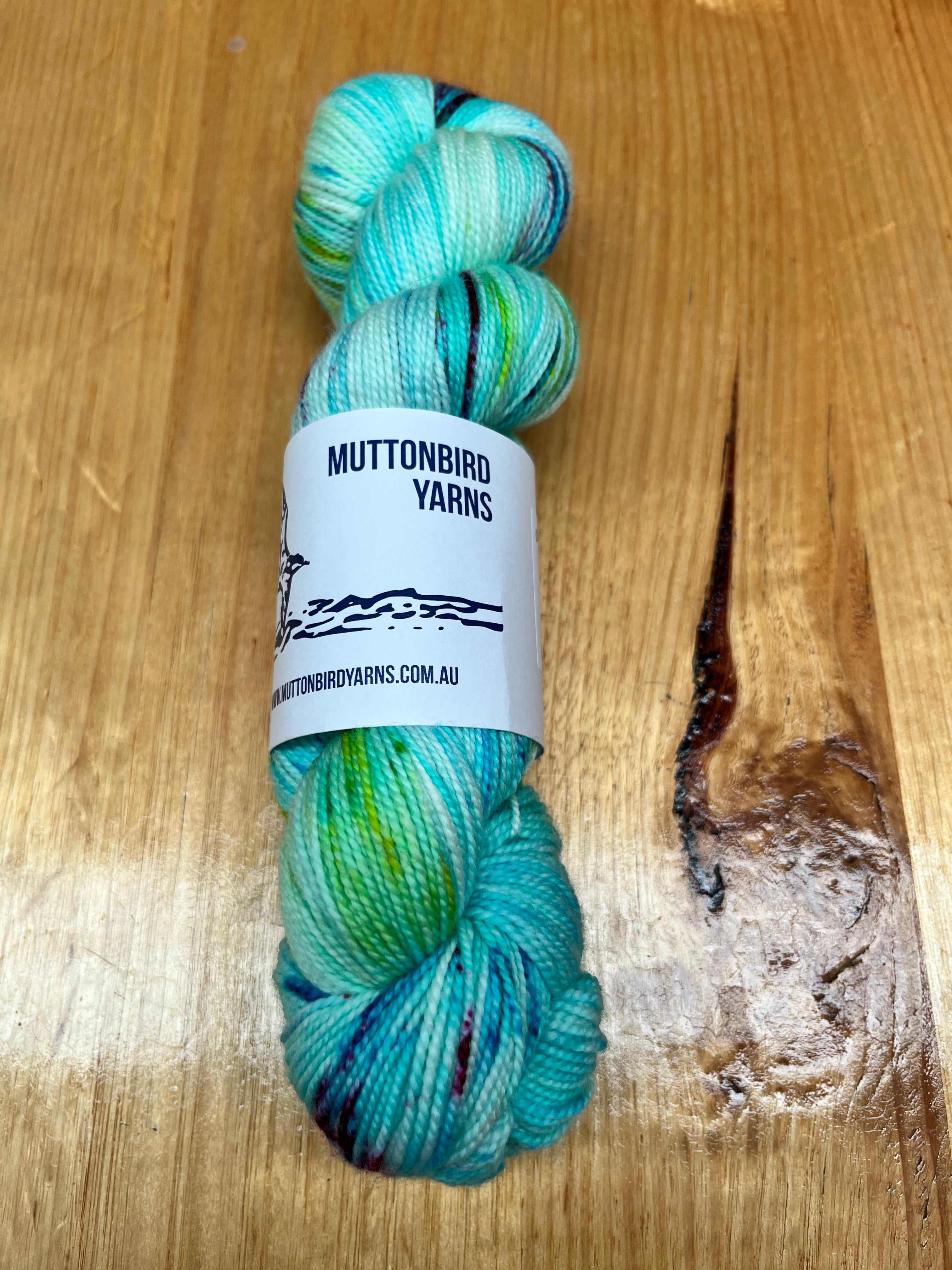 Luscious Sock High Twist 4ply - Ocean Frolic Unicorn