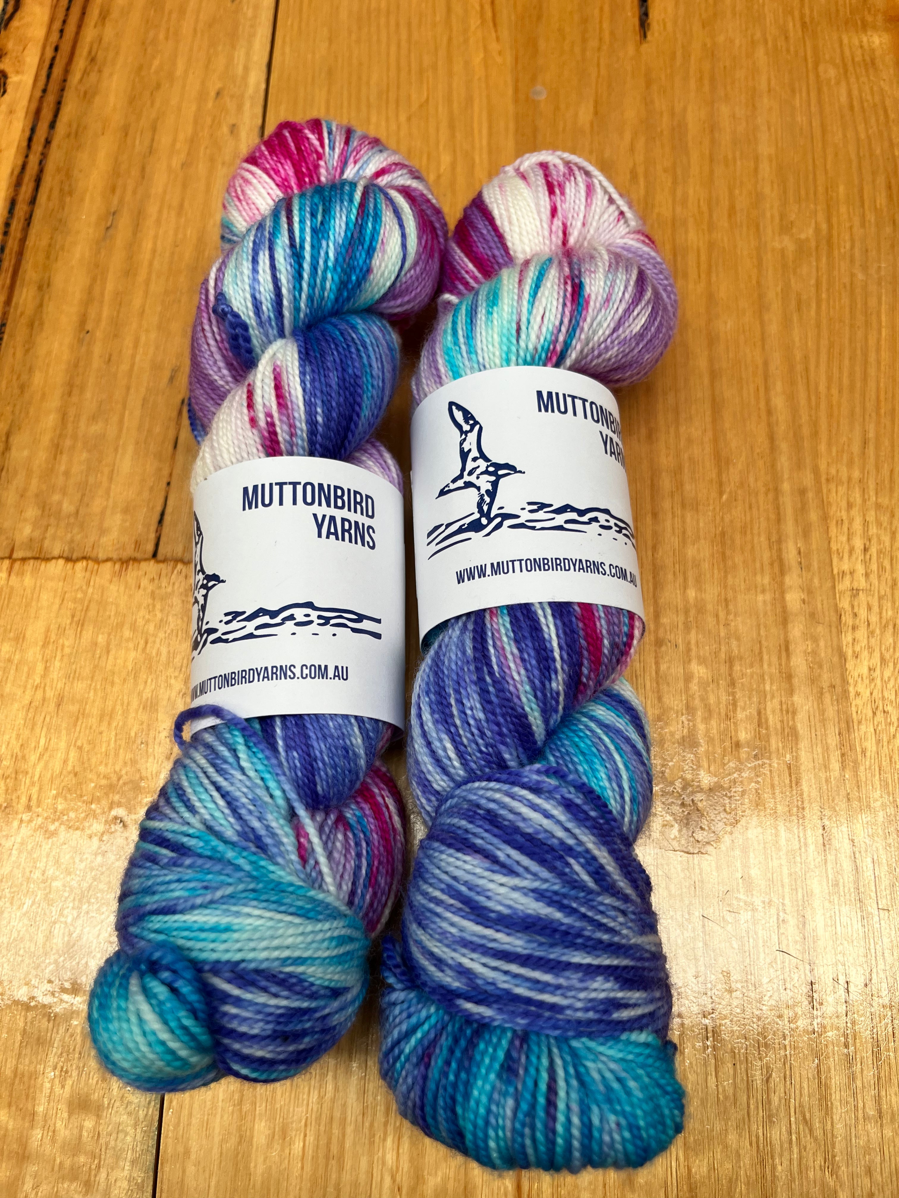 Luscious Sock High Twist 4ply - Accident Prone Unicorn