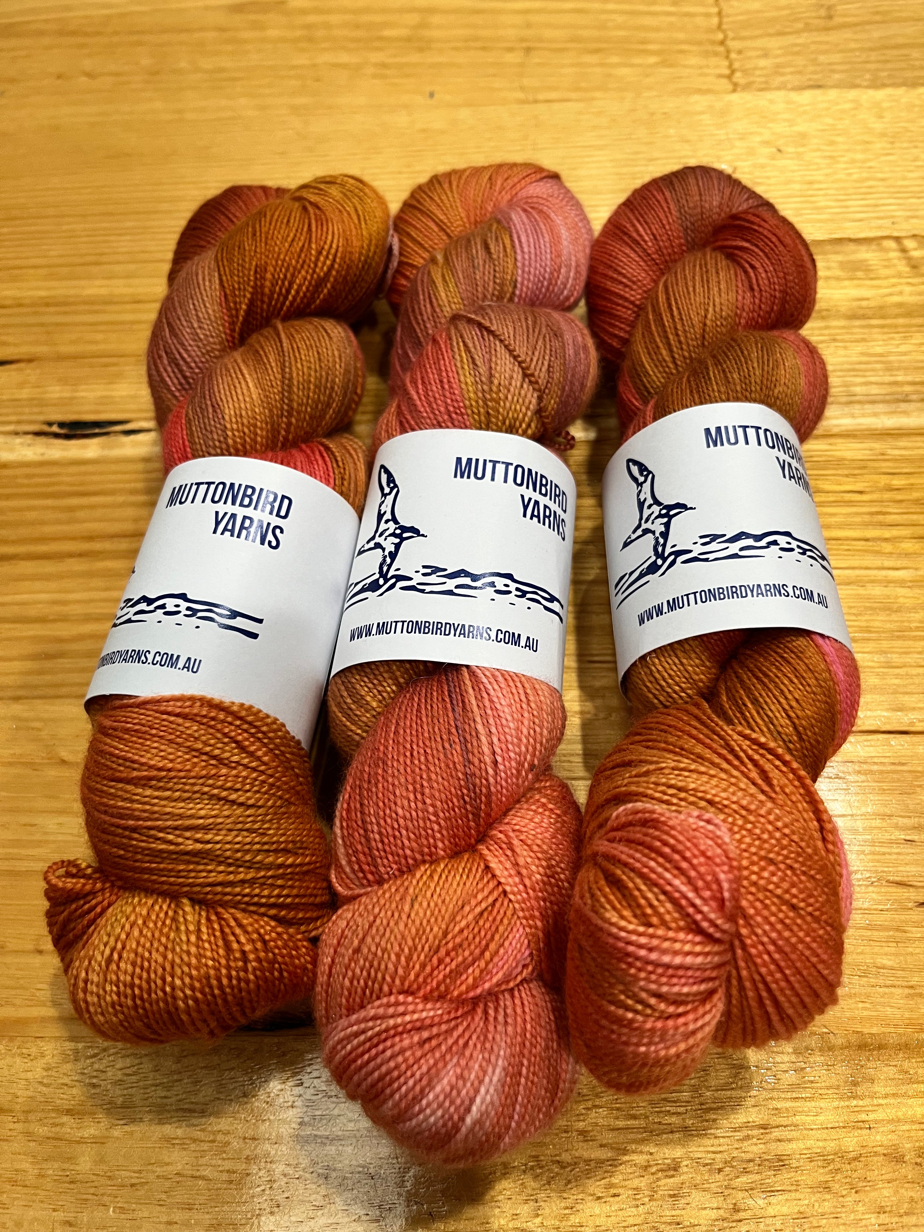 Fingering Merino Silk - Millowl Sunset