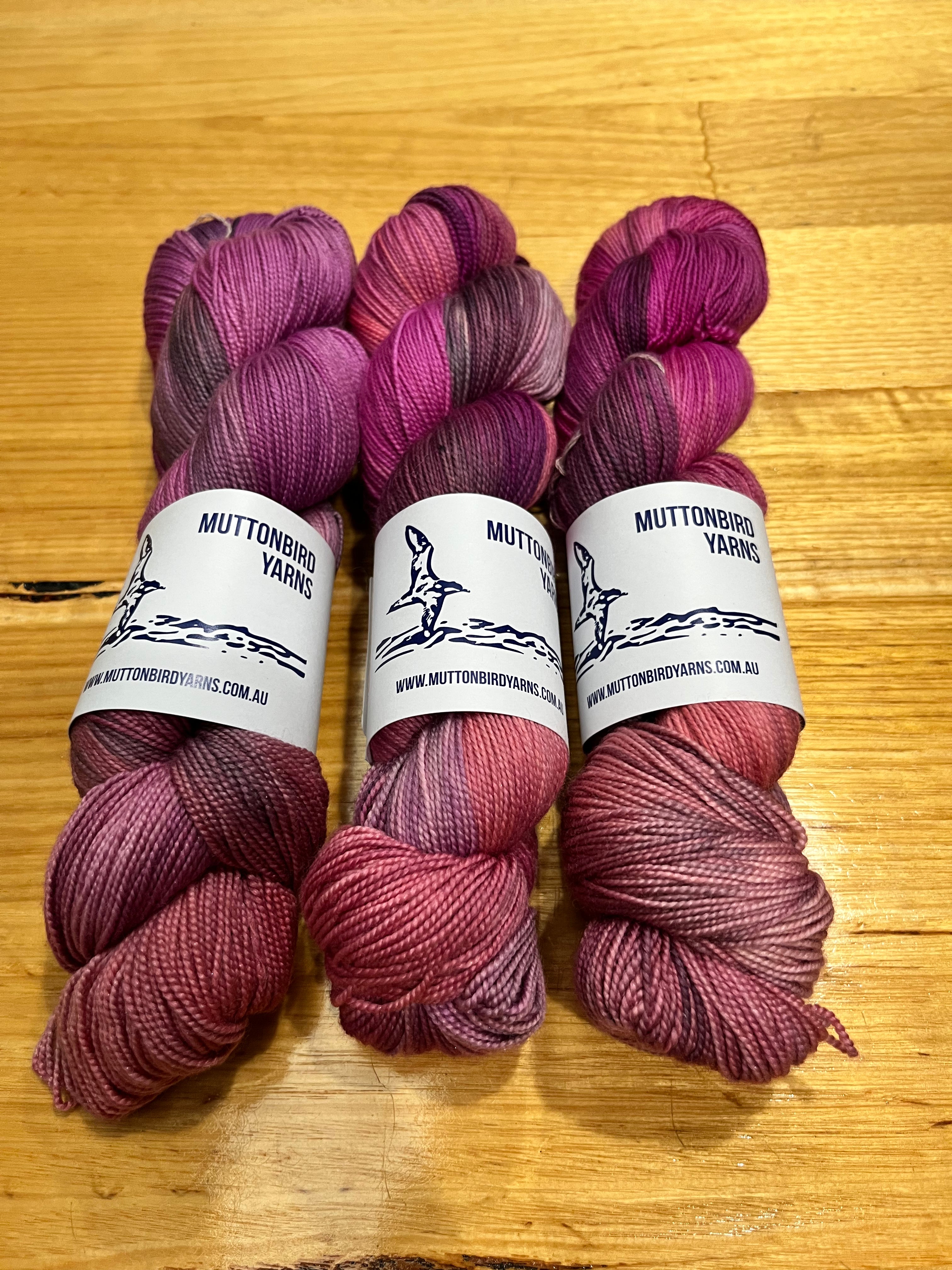 Fingering Merino Silk - Summer Pudding