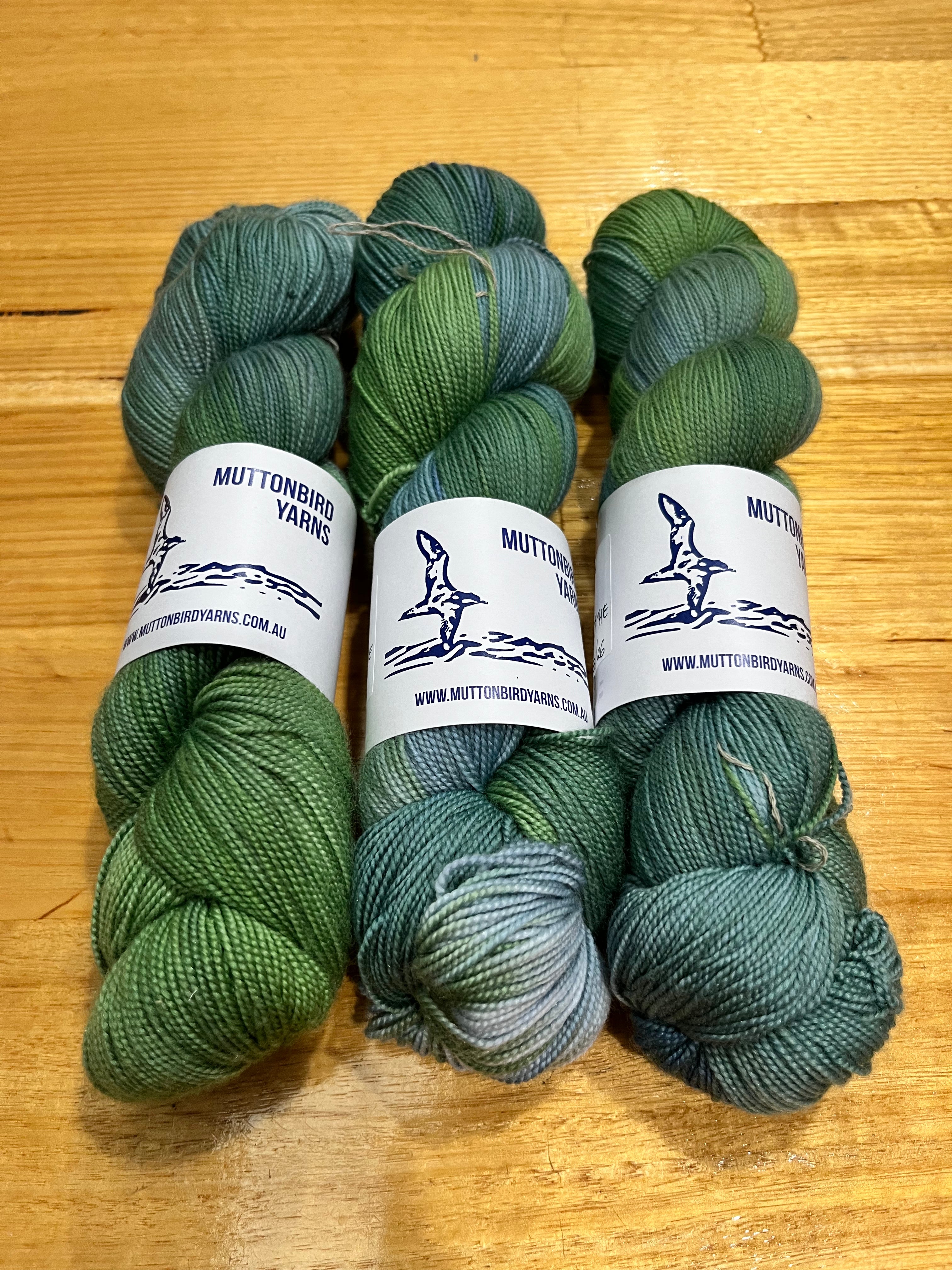 Fingering Merino Silk - Paddock by the Bay