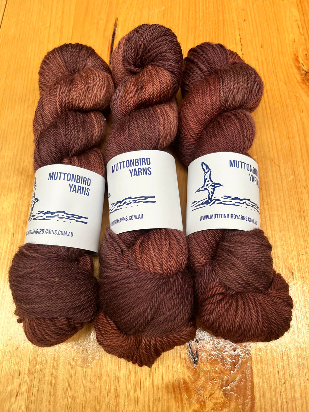 8ply/DK Non Superwash Merino - "Ironbark"
