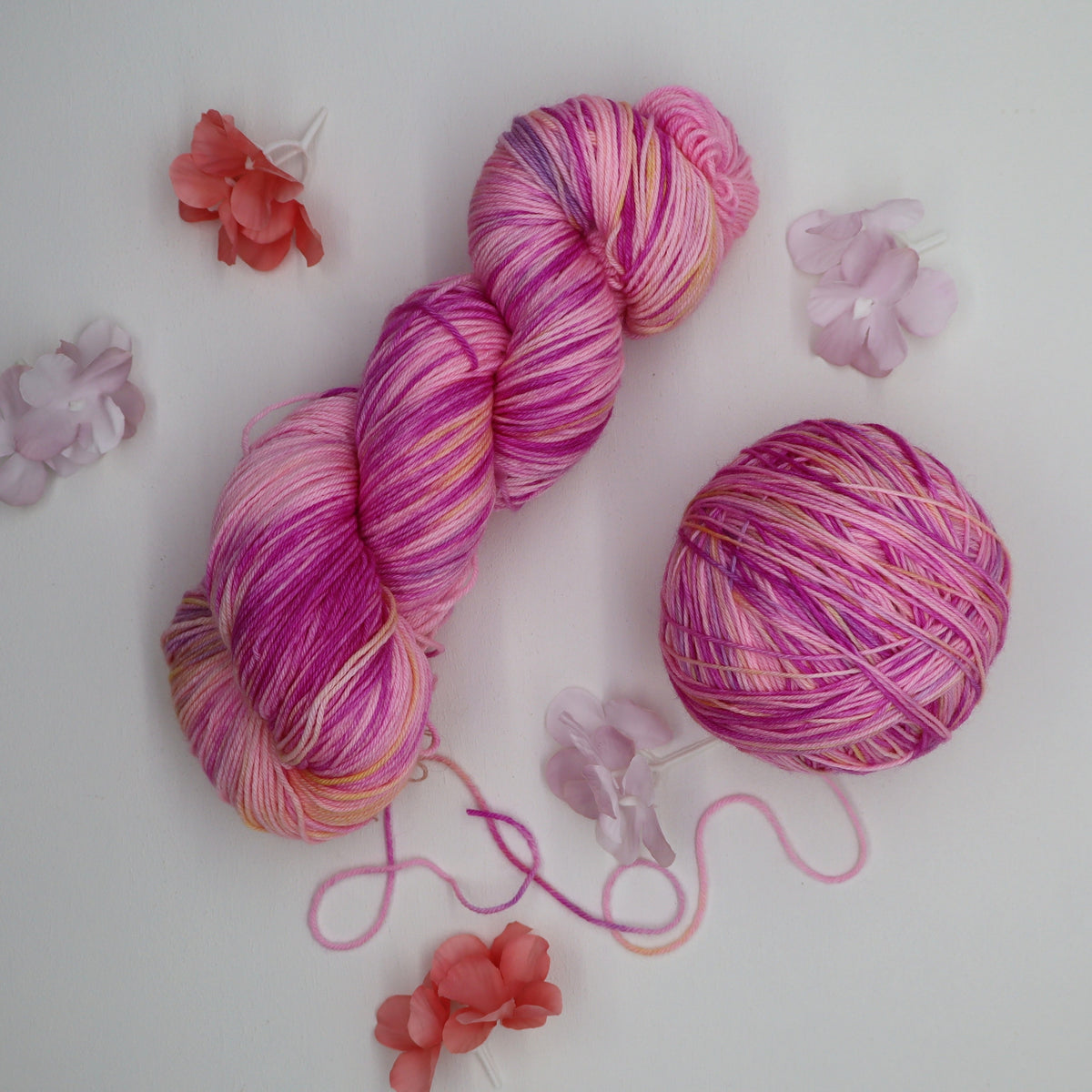 Premium Merino Silk Sock - Blossom Breeze